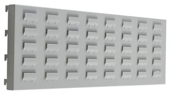 Picture of QMP Louvre Back Panel 750mm - To Suit 1500mm Workbench - Light Grey - [QM-BPLOV750LXXX]
