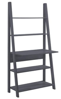 Picture of LPD Furniture Tiva Ladder 3 Shelves Desk - Black - [PRMH-LPD-TIVABLADESK]