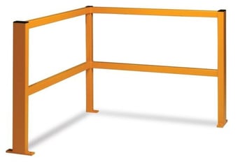 Picture of QMP Fully Welded Barrier - Corner Barrier - Open - 1000L x 1100H mm - [QM-RBCU1011OYXX]