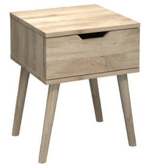 picture of One Call Oakleigh 1 Drawer Bedside Light Oak - [OCF-OAKNOB1]