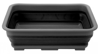Picture of Summit POP Collapsible Wash Basin - Black/Grey - [PI-666053]