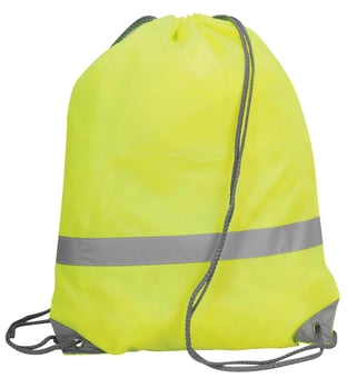 picture of Shugon Hi-Vis Yellow Stafford Drawstring Tote Backpack - [BT-SH5892-Y]