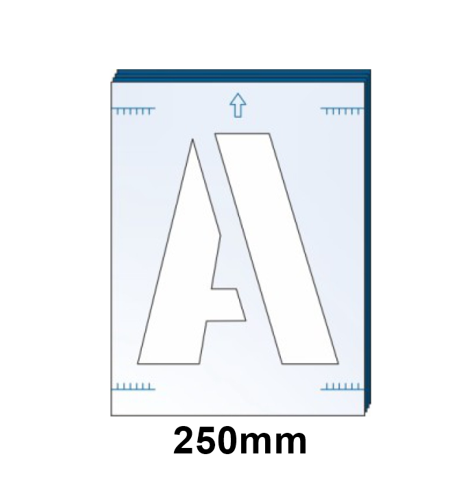 Picture of A-Z Letters Stencil Kit - 250mm - [SCXO-CI-9419]