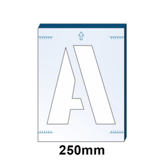 picture of A-Z Letters Stencil Kit - 250mm - [SCXO-CI-9419]