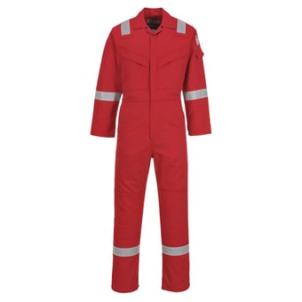 picture of Portwest - Red Aberdeen FR Coverall - PW-FF50RER
