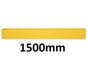 picture of BLACK BULL HD Impact Protection Railing System - Lateral Rail 1,500mmL - Indoor Use - Powder Coated - Yellow - [MV-194.15.942]
