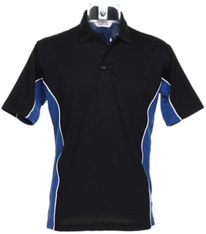 Picture of Gamegear Men's Track Piqué Polo - Black/Royal - BT-KK475-BLK/ROY