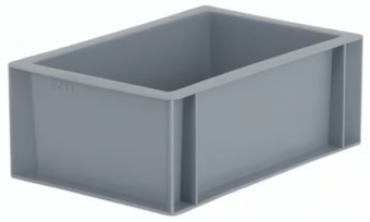 Picture of BiGDUG Euro Stacking Box - 120h x 200w x 300d mm - 5L - Grey - Box Deal of 10 - [IH-BDU-BNB3211G] - (LP)