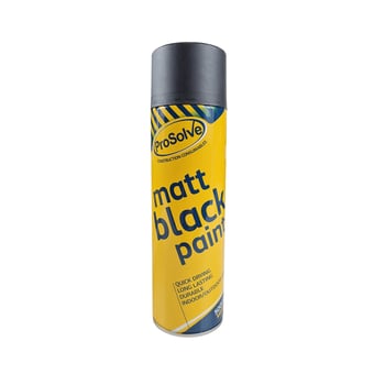 picture of ProSolve Matt Black Aerosol - 500ml - [PV-MBP5A]
