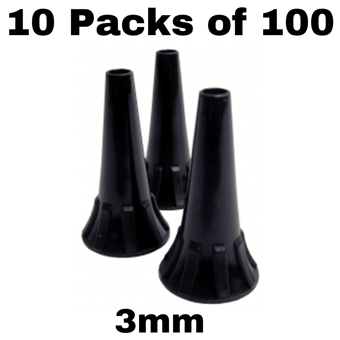 picture of Keeler Jazz Otoscope - Disposable Specula - 3mm - 10 Packs of 100 - [ML-W4235/8-PACK]