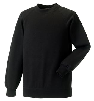 picture of Russell Schoolgear Children's Classic Sweatshirt - Black - BT-7620B-BLK