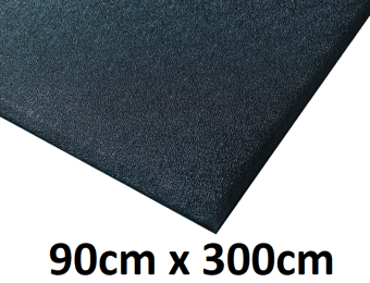 picture of Kumfi Pebble Anti-Fatigue Mat Black - 90cm x 300cm - [BLD-KP310BL]