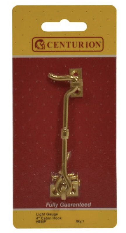 Picture of PB Light Gauge Cabin Hook - 100mm (4") - Single - [CI-HE55P]