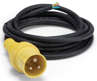 Picture of Elite 110 Volt 2.5mm 16 Amp 3 Metre 3 Core Moulded Plug Power Tool Lead - [HC-PTL2.53C]