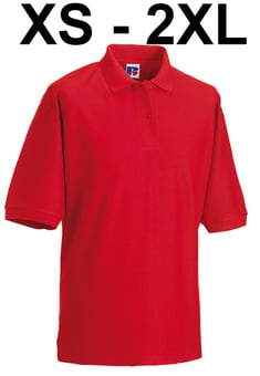 picture of Russell Men's Classic Polycotton Polo Shirt - BT-539M-RED