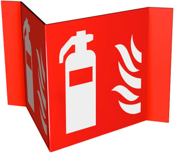 Picture of Fire Extinguisher Sign - 200 x 200Hmm - 3mm Foamex - [AS-PRO2-FOAM]