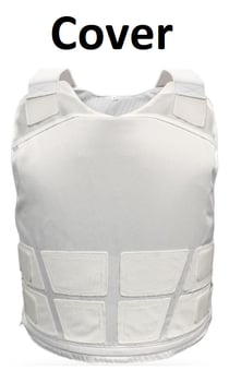 picture of VestGuard - Ultra Covert Body Armour - Cover Only - White - VE-COV-UC102-WH