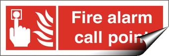 Picture of Fire Alarm Call Point Sign - 300 X 100Hmm - Self Adhesive Vinyl - [AS-FI2-SAV]