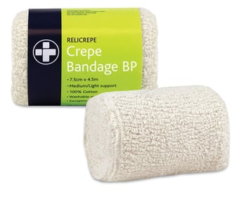 Picture of Relicrepe Bandage BP - 7.5cm x 4.5m - 100% Cotton - [RL-442]