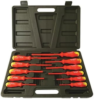 picture of Value Insulated Screwdriver Set - 11 Pieces - [SI-918535]