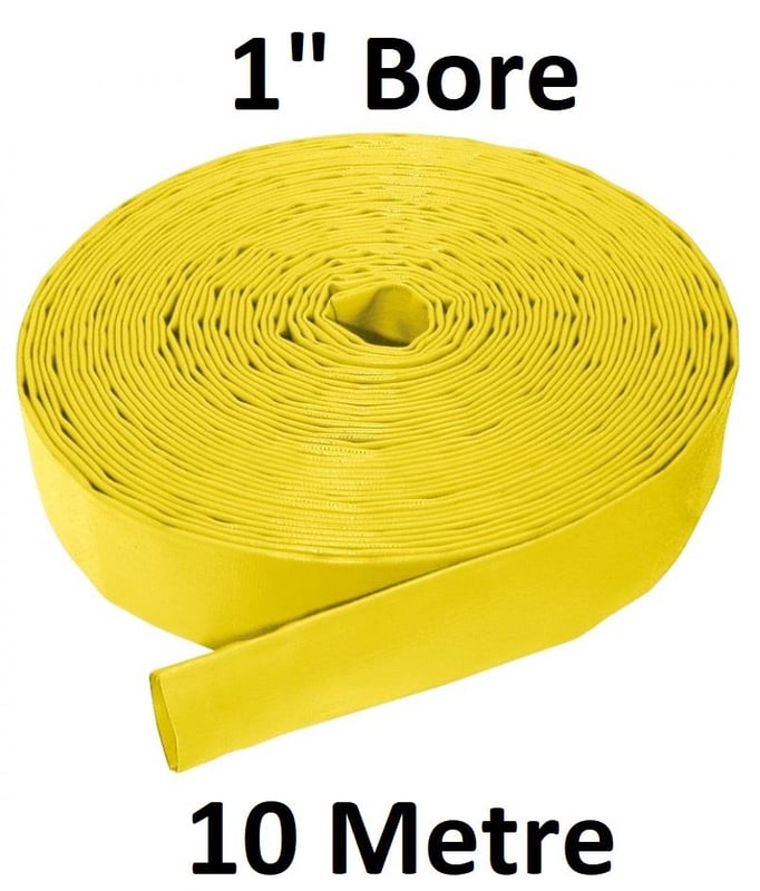 picture of 10 Metre 1" Bore - Medium Duty Layflat Hose - 1.7kg - [HP-MLFL100/10]