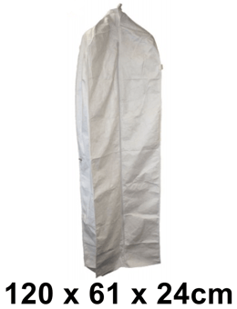 picture of Tyvek Gussetted Garment Cover - White - 120 x 61 x 24cm - [BG-6494]