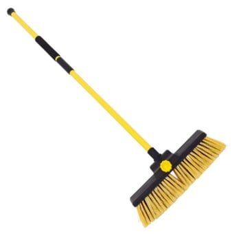picture of Bulldozer Telescopic Heavy-duty Broom - 355mm/14 Inch - [TB-BDZ142Y]