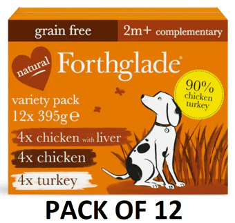 picture of Forthglade Just Menu Multi Case Poultry 12 x 395g - [CMW-FGNMM1]