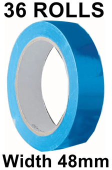 picture of Slingsby Vinyl Tape 48mm - Blue - Bulk Pack - 36 Rolls - [SLB-330022] - (LP)