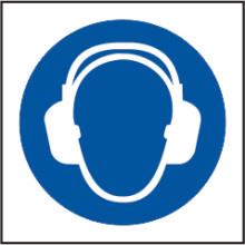 Picture of Spectrum Wear ear protection symbol - SAV 100 x 100mm - SCXO-CI-11320