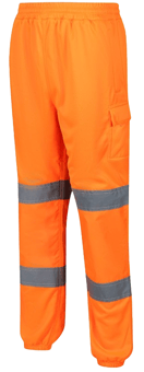 picture of AQUA Hi-Vis Jogging Trousers - Orange - FU-TR795-0000-026