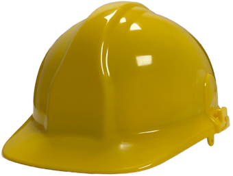 picture of Centurion 1125 - Yellow Safety Hard Hat - Full Peak - Slip Ratchet - [CE-S03CYA]