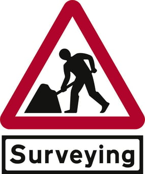 Picture of Spectrum Road Works & Surveying Supp Plate - Classic Roll Up Traffic Sign 600mm Tri - [SCXO-CI-14127]