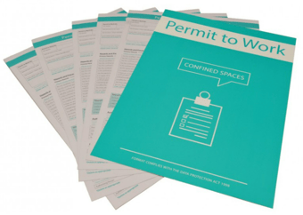 Picture of Confined Spaces - Permit to Work - Pack of 10 - [CI-14892]