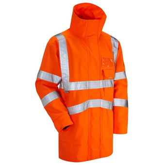 picture of Clovelly - Orange Breathable Executive Anorak - LE-A04-O