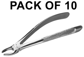 picture of Instrapac Extracting Forceps - No.7 Adult Upper Roots Bicuspid - Pack of 10 - [VC-8122]