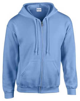 picture of Gildan Heavy Blend Adult Full Zip Hooded Sweatshirt - Carolina Blue - BT-18600-CBL