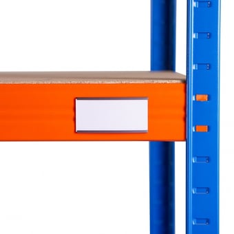 Picture of BiGDUG Essentials Magnetic Label Holders - 40mm x 80mm - Pack of 100 - [BDU-TSML48]