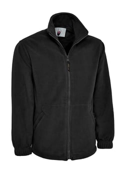 Picture of Uneek Classic Full Zip Micro Fleece Jacket - Black - UN-UC604-BLK