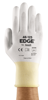 picture of Ansell Edge 48-125 PU Coated Industrial Gloves - White - AN-48-125