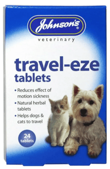 Picture of Johnson's Travel-Eze Tablets For Cats & Dogs 24 Tablets x 6 - [CMW-JTCD10]- (DISC-W)