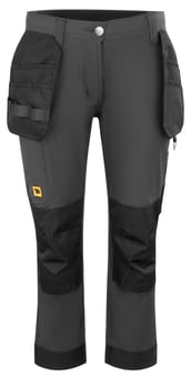 Picture of JCB Workwear Ladies 4-way Stretch Holster Pocket Trousers - Dark Shadow - Regular Leg - BE-JCB021DSR