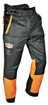 Picture of Solidur AUPA Class 1 Type A Chainsaw Protective Trousers Grey/Orange - SEV-AUPA