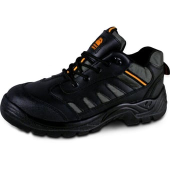 picture of Kencot Black Trainers with Double Density PU Sole S1P SRA - UC-BT1/SM - (DISC-X)