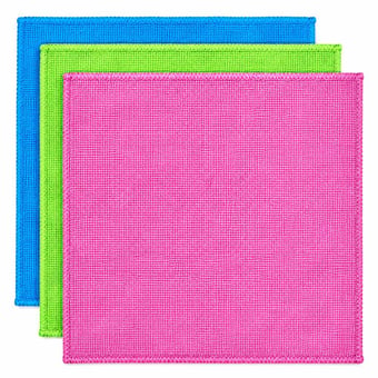 Picture of Buzz Microfibre Cleaning Cloths - Assorted Colours - Pack of 3 - [OTL-320536]