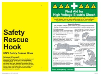 picture of Safety Rescue Hook Station for 60kV Hook - [RS-ELE19A] - (LP)
