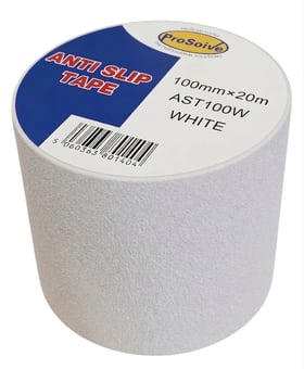 picture of White Anti-Slip Self Adhesive Tape - 100mm x 20m Roll - Amazing Value - [PV-AST100W] - (DISC-W)