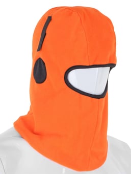 picture of Beeswift Balaclava With Ear Mesh Signalling Features - Orange - [BE-THBVCOR]