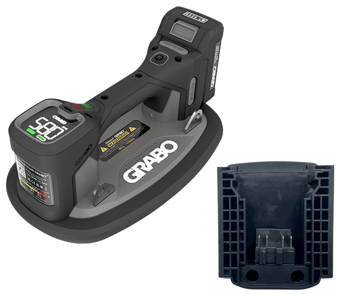 picture of Grabo Grab 330 Pro Brushless Electric Suction Cup with Milwaukee Battery Adaptor - [IH-GB-GRAB330-GRAB334] - (LP)