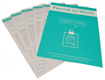 Picture of Overhead Cranes - Permit to Work - Pack of 10 - [CI-14895]